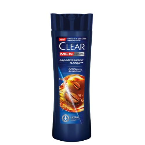 Clear Men Kepeğe Karşı Etkili Şampuan Saç Dökülmesine Karşı Kahve Çekirdeği Özü 350 ml