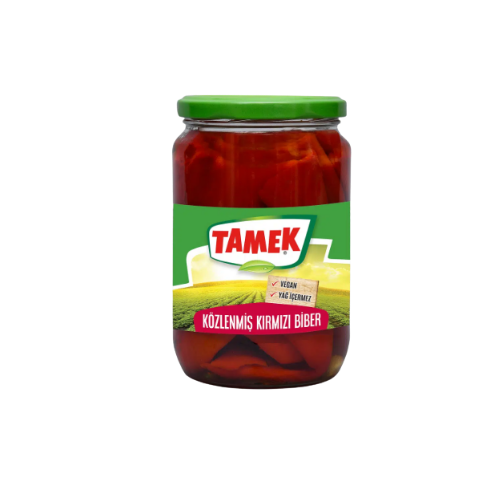 Tamek Közlenmiş Biber Konservesi 530 g