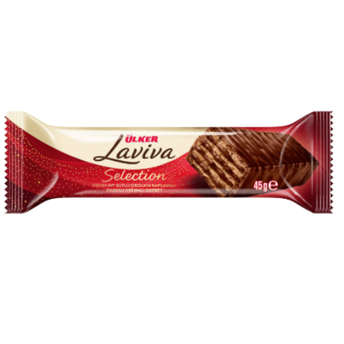 Laviva selection gofret sütlü 45 Gr
