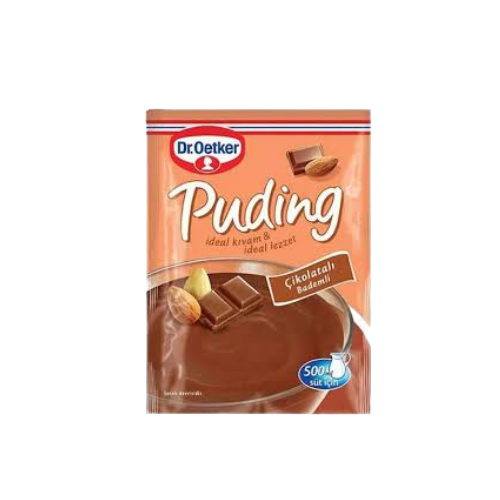 Dr.Oetker çikolatalı bademli puding 104 g