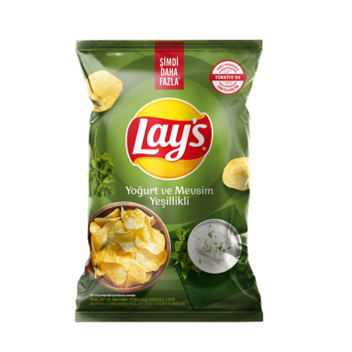 Lay’s Yoğurt & Mevsim Yeşillikleri Süper Boy 125 G