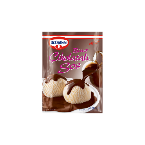 Dr . Oetker bitter çikolatalı sos 122 g 
