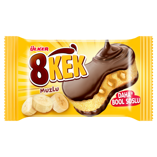 Ülker Dankek 8 Kek Muz Çikolata 55 Gr