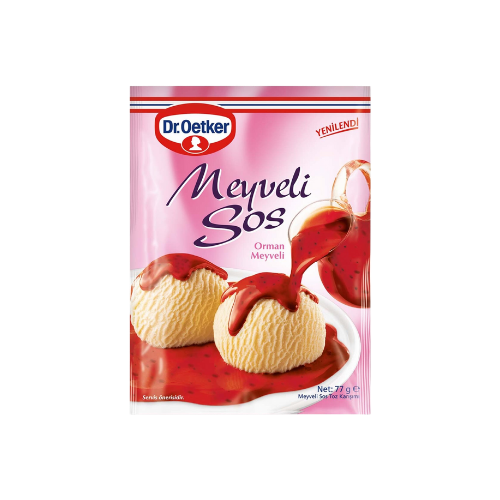 Dr . Oetker meyveli sos 77 g 
