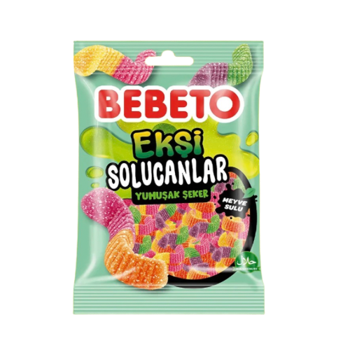 BEBETO SOUR WORMS 80 GR. JELLY