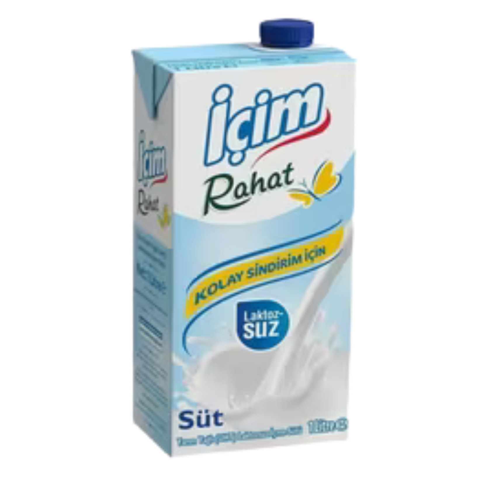 İçim 1 lt Rahat Yarım Yağlı Laktozsuz Süt
