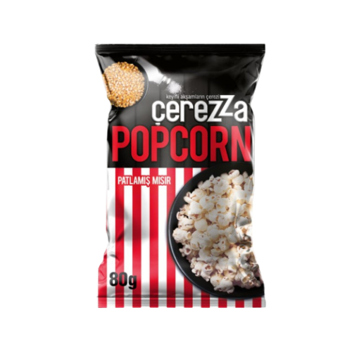 Çerezza Popcorn Patlamış Mısır Süper Boy 80 Gr