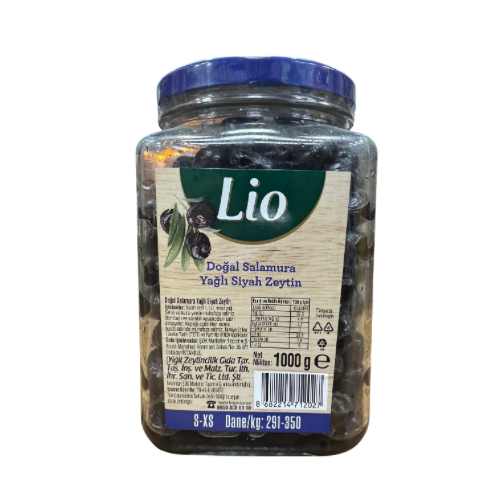 Lio Yağlı Siyah Zeytin Salamura (291-350) 1 kg
