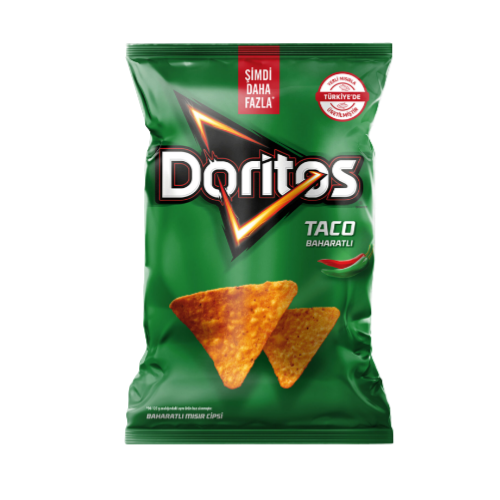 Doritos Taco Baharatlı Mısır Cipsi Süper Boy 135 Gr