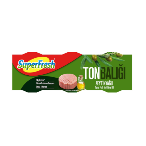 Superfresh Zeytinyağlı Ton Balığı 3X75 G